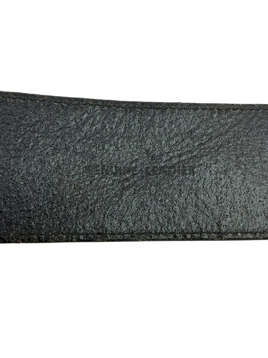 Vintage Lauren Ralph Lauren Tri-Strap O-Ring Wide Leather Belt Womens Black main image 5